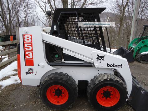 bobcat 853 skid steer loader|bobcat 853 skid steer value.